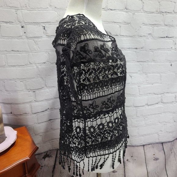 ANABELL fashion black lace top - Picture 8 of 15